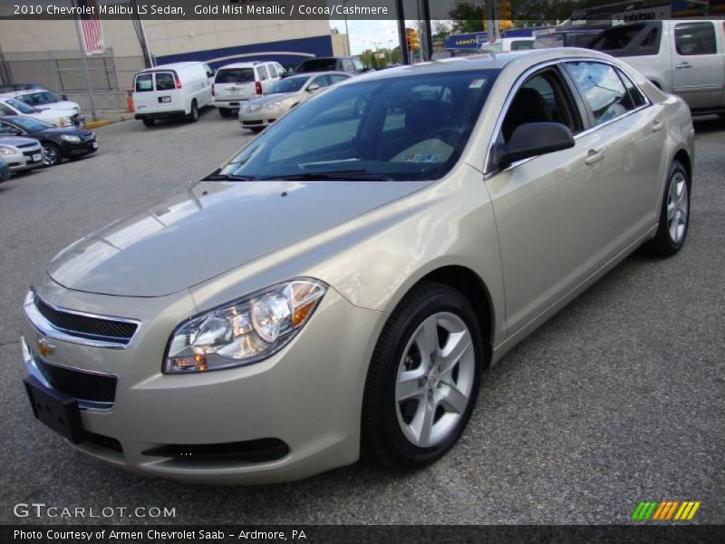 Gold Mist Metallic / Cocoa/Cashmere 2010 Chevrolet Malibu LS Sedan