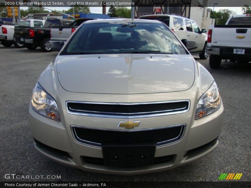 Gold Mist Metallic / Cocoa/Cashmere 2010 Chevrolet Malibu LS Sedan
