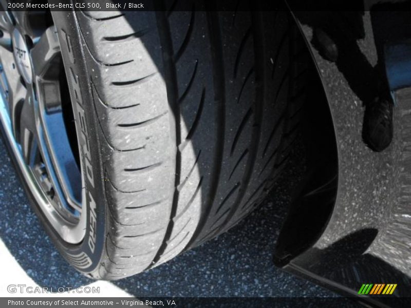 Black / Black 2006 Mercedes-Benz CLS 500