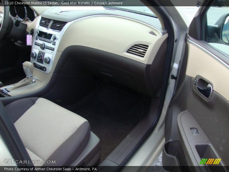 Gold Mist Metallic / Cocoa/Cashmere 2010 Chevrolet Malibu LS Sedan