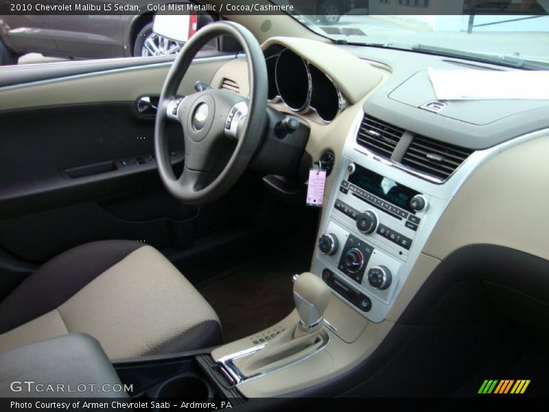 Gold Mist Metallic / Cocoa/Cashmere 2010 Chevrolet Malibu LS Sedan