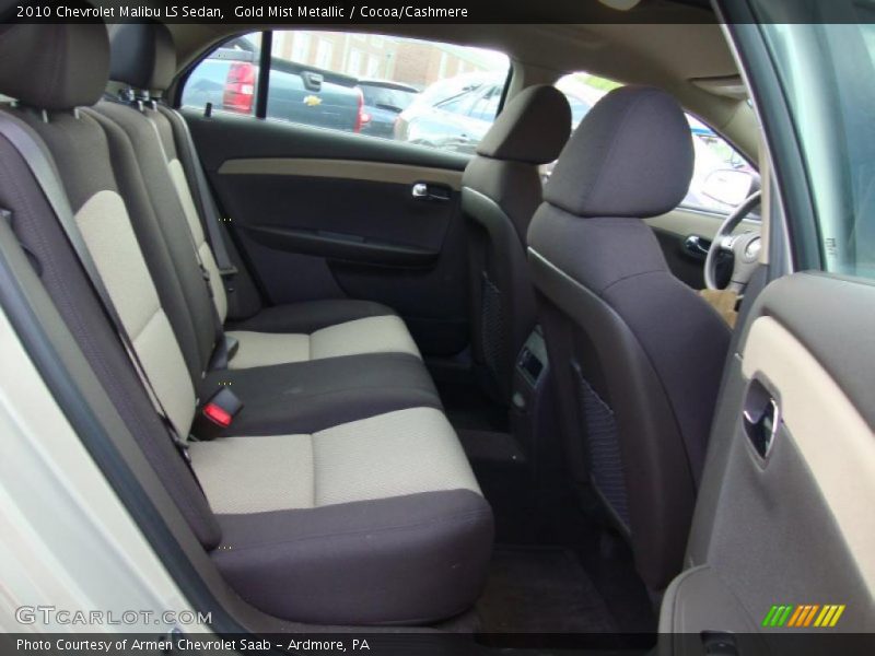 Gold Mist Metallic / Cocoa/Cashmere 2010 Chevrolet Malibu LS Sedan