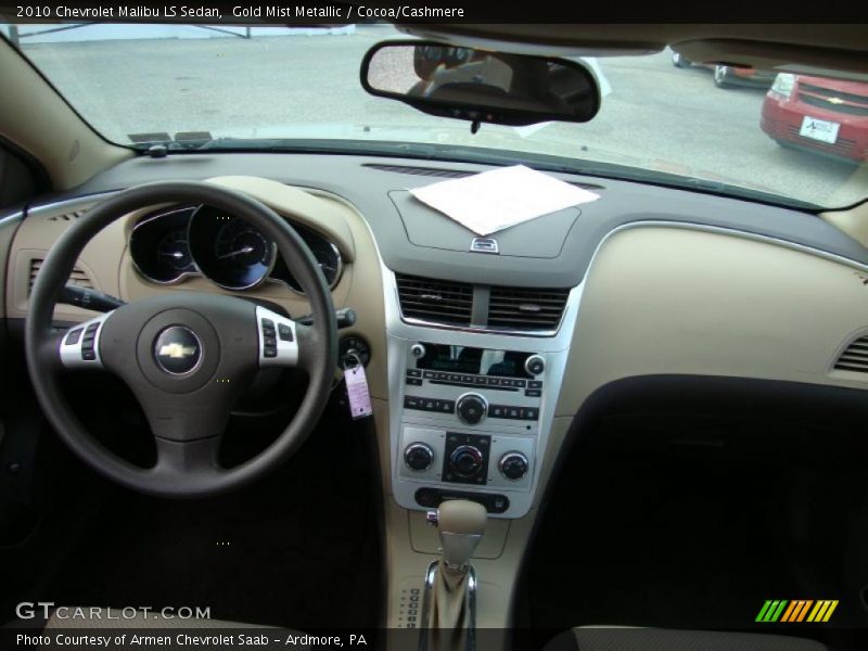 Gold Mist Metallic / Cocoa/Cashmere 2010 Chevrolet Malibu LS Sedan