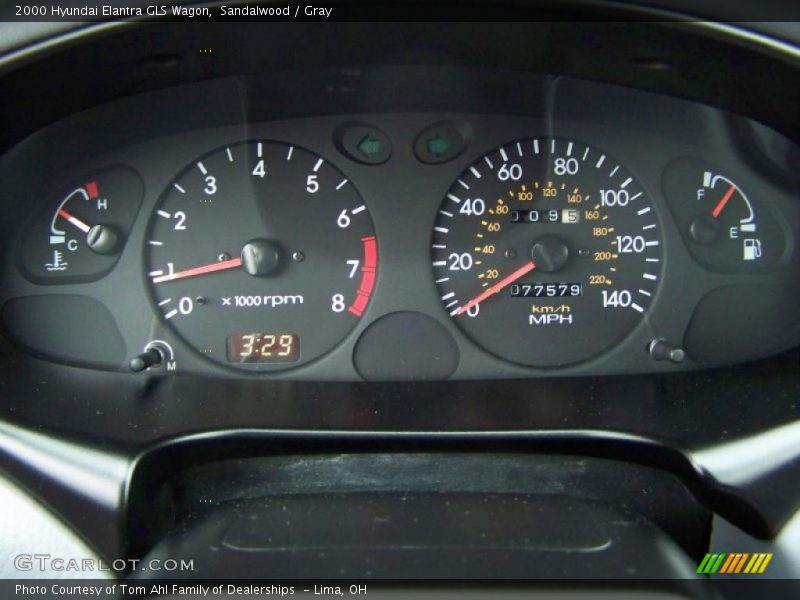 Sandalwood / Gray 2000 Hyundai Elantra GLS Wagon