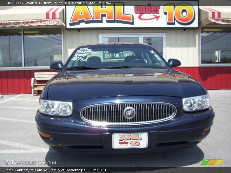 Ming Blue Metallic / Medium Gray 2004 Buick LeSabre Custom