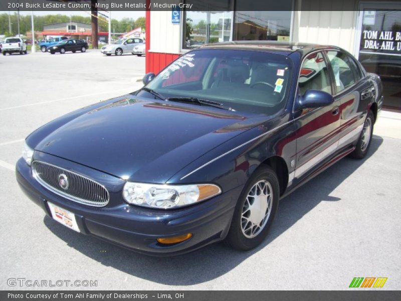 Ming Blue Metallic / Medium Gray 2004 Buick LeSabre Custom