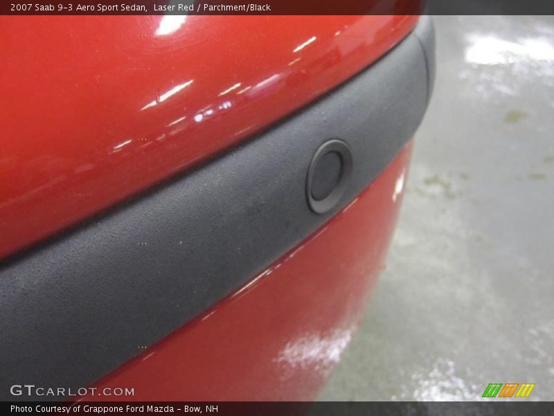 Laser Red / Parchment/Black 2007 Saab 9-3 Aero Sport Sedan