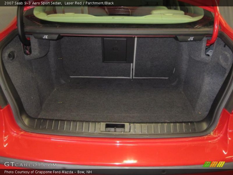 Laser Red / Parchment/Black 2007 Saab 9-3 Aero Sport Sedan