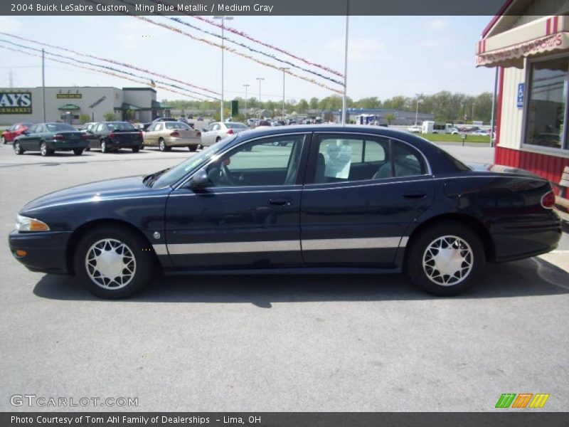 Ming Blue Metallic / Medium Gray 2004 Buick LeSabre Custom