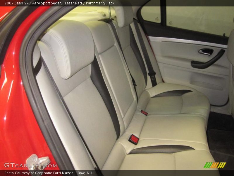 Laser Red / Parchment/Black 2007 Saab 9-3 Aero Sport Sedan