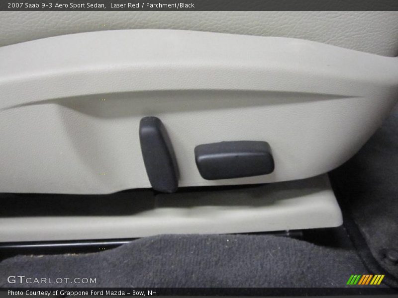 Laser Red / Parchment/Black 2007 Saab 9-3 Aero Sport Sedan