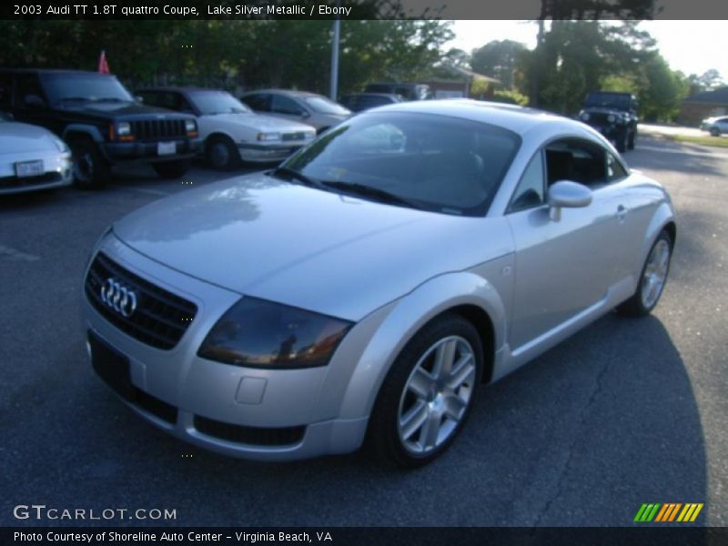 Lake Silver Metallic / Ebony 2003 Audi TT 1.8T quattro Coupe