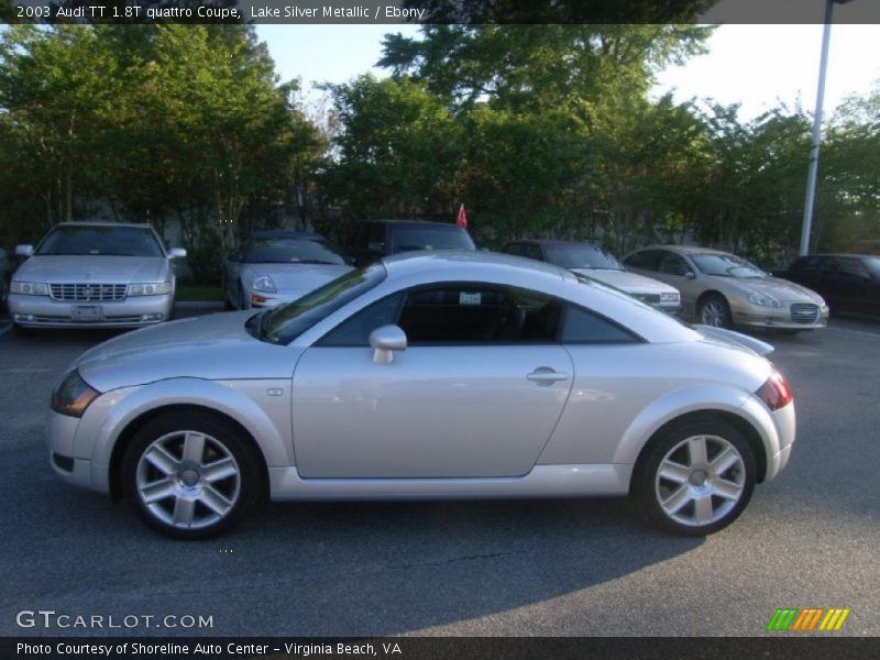 Lake Silver Metallic / Ebony 2003 Audi TT 1.8T quattro Coupe