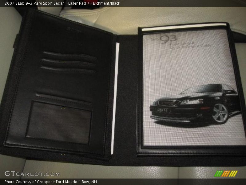 Laser Red / Parchment/Black 2007 Saab 9-3 Aero Sport Sedan