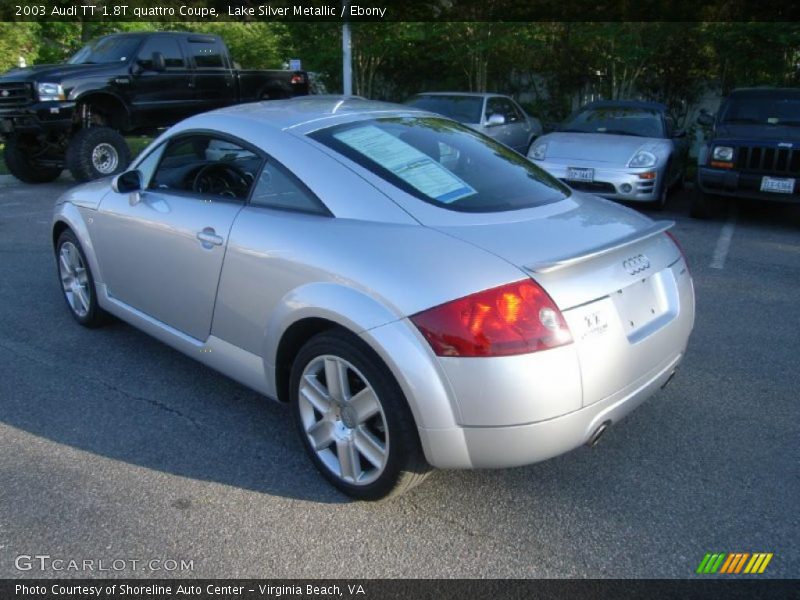 Lake Silver Metallic / Ebony 2003 Audi TT 1.8T quattro Coupe