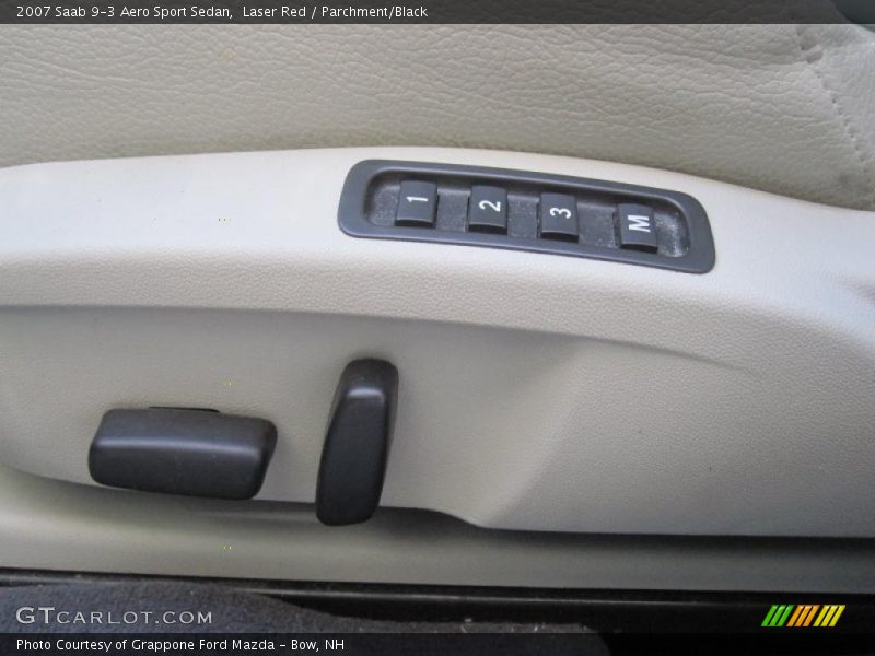 Laser Red / Parchment/Black 2007 Saab 9-3 Aero Sport Sedan