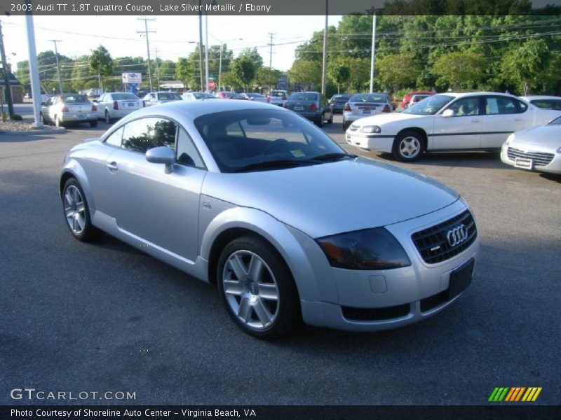 Lake Silver Metallic / Ebony 2003 Audi TT 1.8T quattro Coupe
