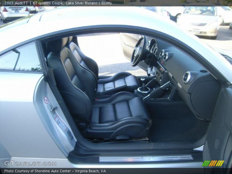Lake Silver Metallic / Ebony 2003 Audi TT 1.8T quattro Coupe