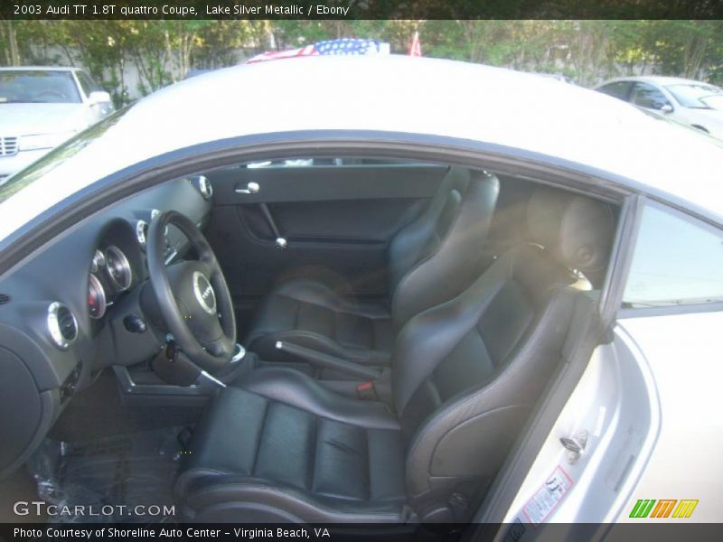 Lake Silver Metallic / Ebony 2003 Audi TT 1.8T quattro Coupe