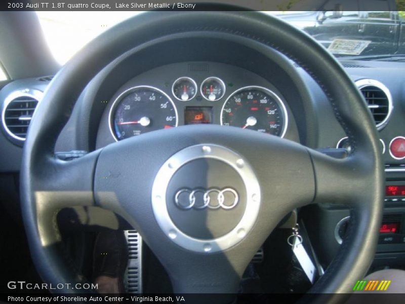 Lake Silver Metallic / Ebony 2003 Audi TT 1.8T quattro Coupe