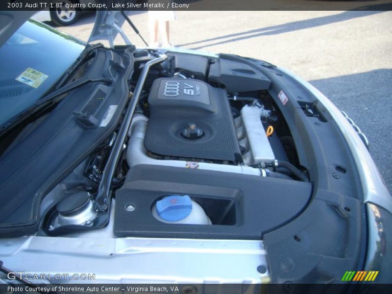 Lake Silver Metallic / Ebony 2003 Audi TT 1.8T quattro Coupe