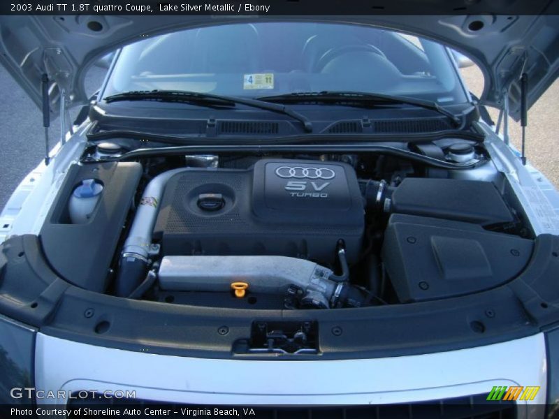 Lake Silver Metallic / Ebony 2003 Audi TT 1.8T quattro Coupe