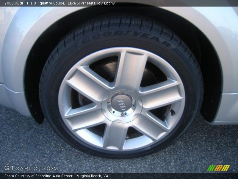 Lake Silver Metallic / Ebony 2003 Audi TT 1.8T quattro Coupe
