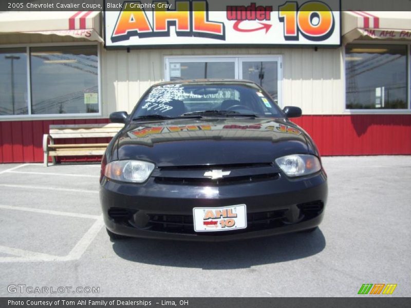 Black / Graphite Gray 2005 Chevrolet Cavalier Coupe