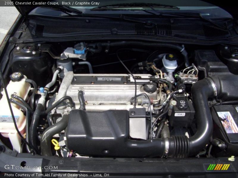 Black / Graphite Gray 2005 Chevrolet Cavalier Coupe