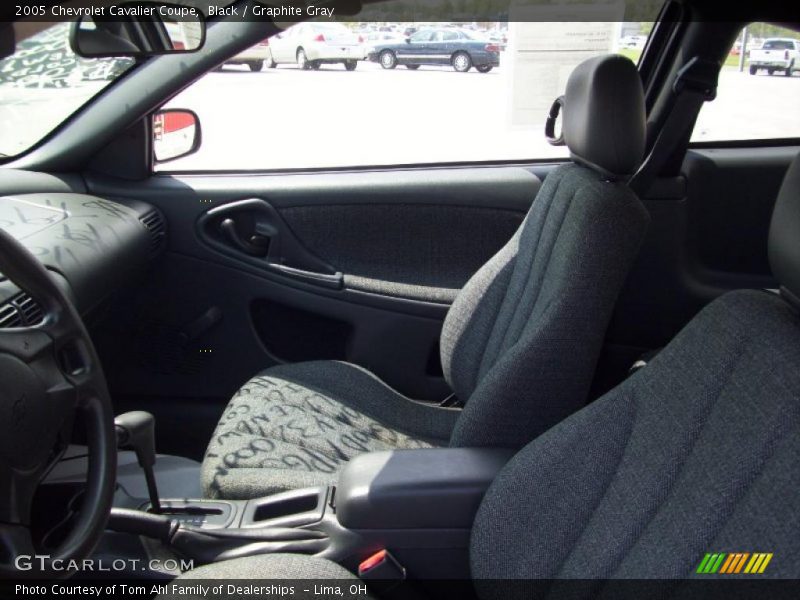 Black / Graphite Gray 2005 Chevrolet Cavalier Coupe