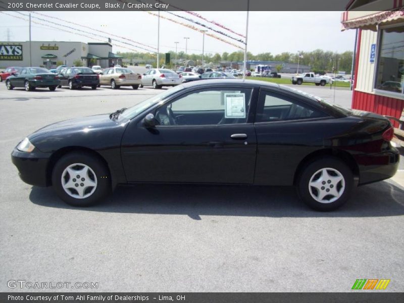 Black / Graphite Gray 2005 Chevrolet Cavalier Coupe