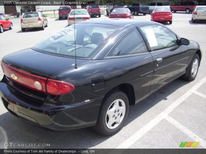 Black / Graphite Gray 2005 Chevrolet Cavalier Coupe
