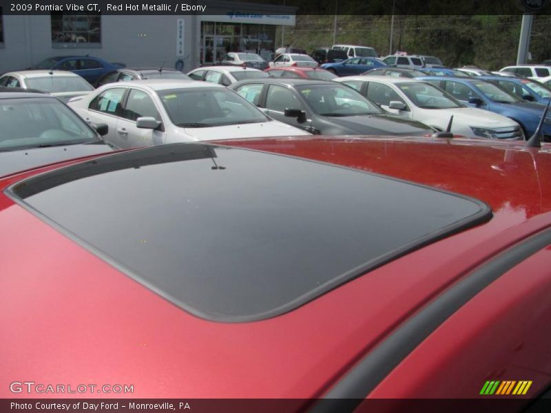 Red Hot Metallic / Ebony 2009 Pontiac Vibe GT