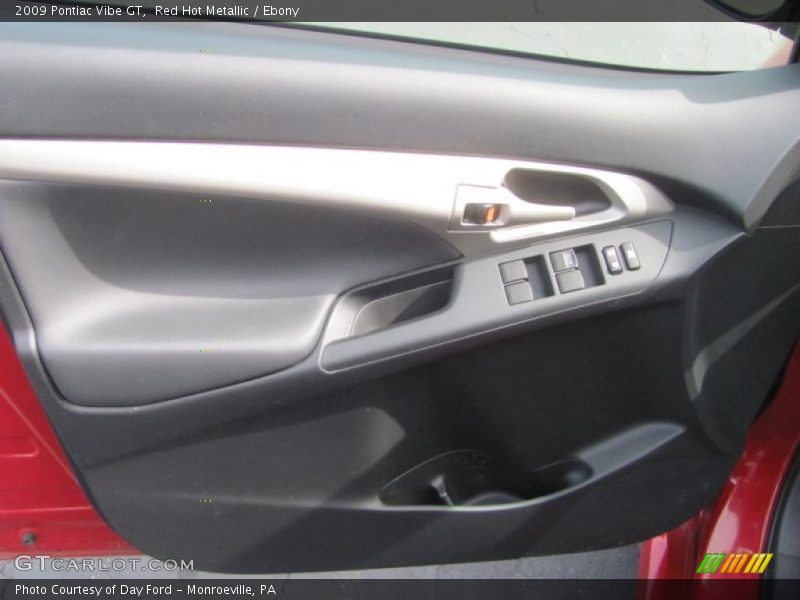 Red Hot Metallic / Ebony 2009 Pontiac Vibe GT