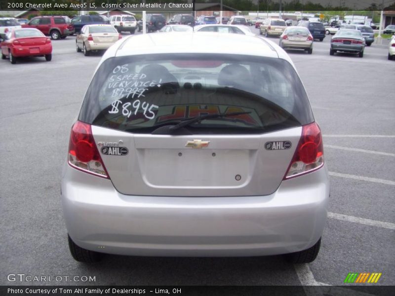 Cosmic Silver Metallic / Charcoal 2008 Chevrolet Aveo Aveo5 LS