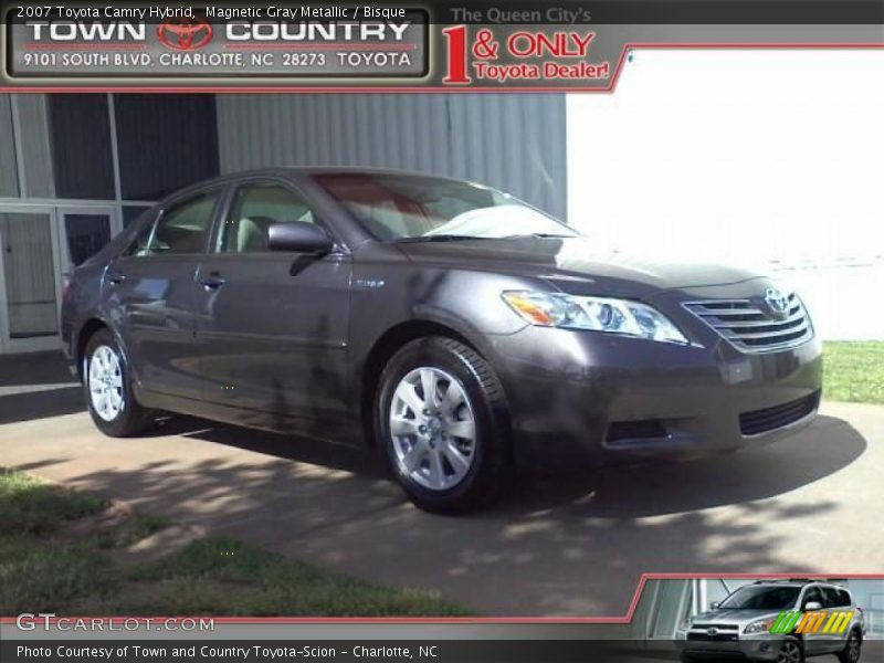 Magnetic Gray Metallic / Bisque 2007 Toyota Camry Hybrid