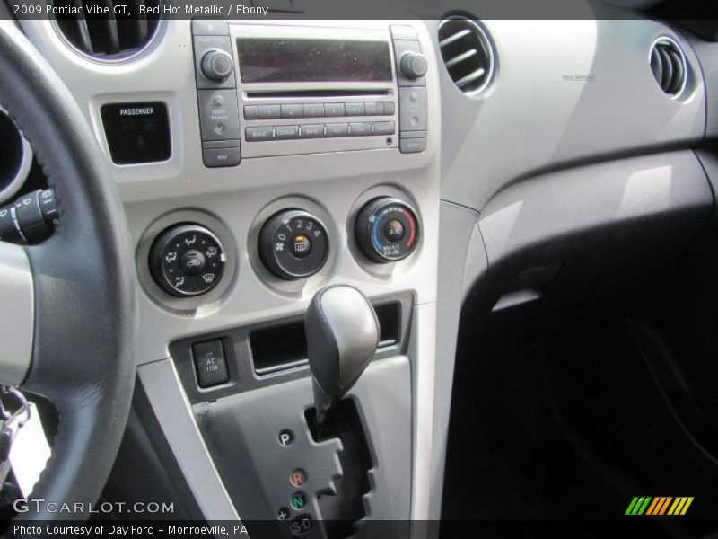 Red Hot Metallic / Ebony 2009 Pontiac Vibe GT