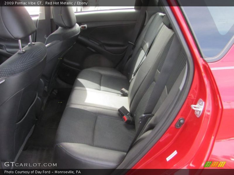 Red Hot Metallic / Ebony 2009 Pontiac Vibe GT