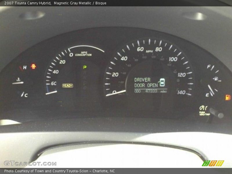 Magnetic Gray Metallic / Bisque 2007 Toyota Camry Hybrid