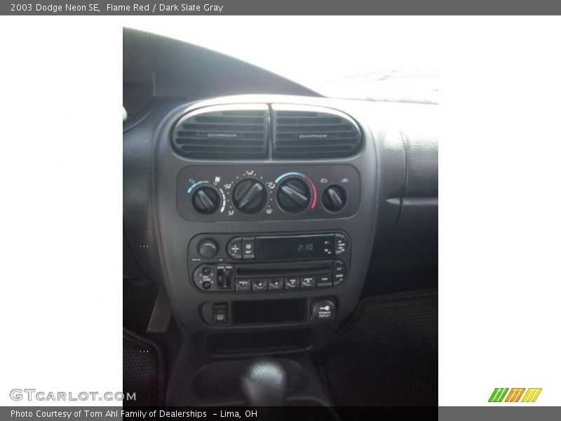 Flame Red / Dark Slate Gray 2003 Dodge Neon SE
