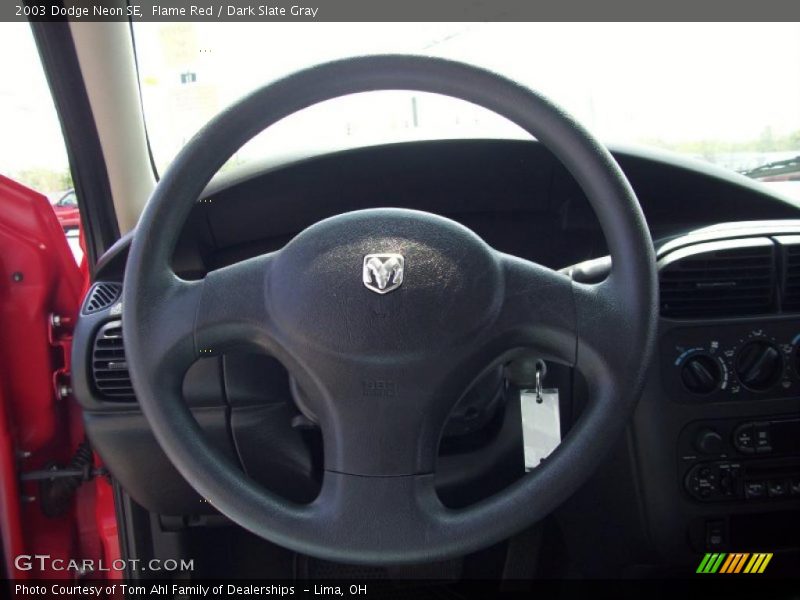 Flame Red / Dark Slate Gray 2003 Dodge Neon SE