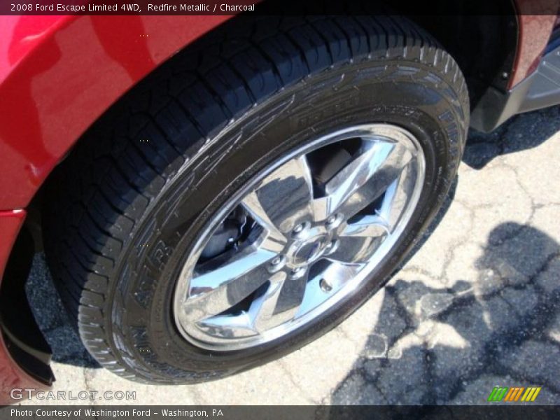 Redfire Metallic / Charcoal 2008 Ford Escape Limited 4WD