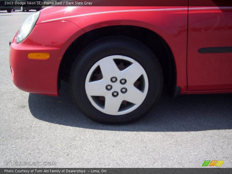 Flame Red / Dark Slate Gray 2003 Dodge Neon SE