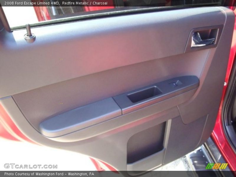 Redfire Metallic / Charcoal 2008 Ford Escape Limited 4WD
