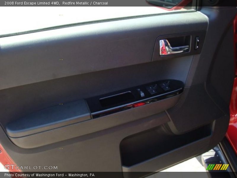 Redfire Metallic / Charcoal 2008 Ford Escape Limited 4WD