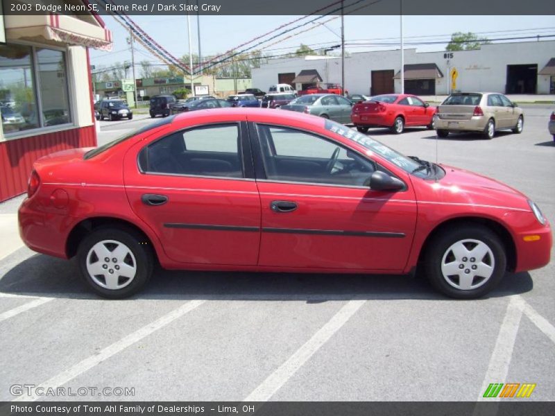 Flame Red / Dark Slate Gray 2003 Dodge Neon SE