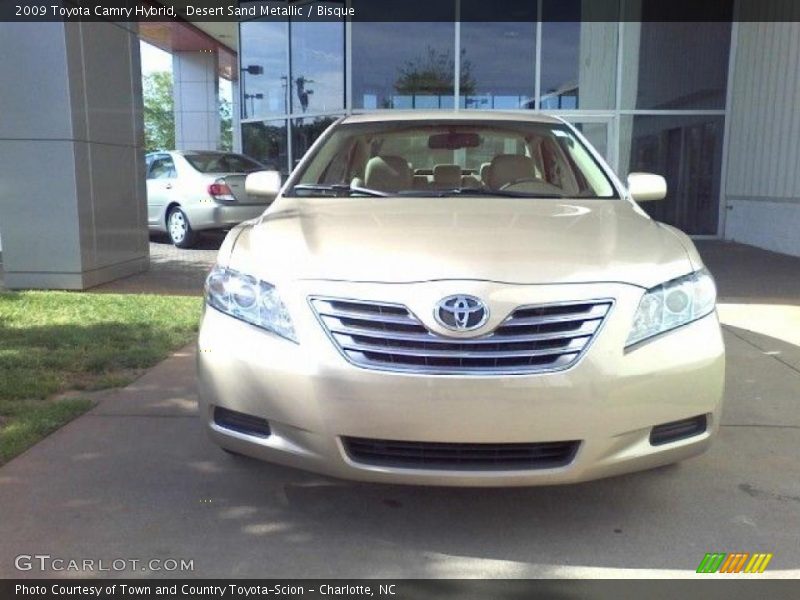 Desert Sand Metallic / Bisque 2009 Toyota Camry Hybrid