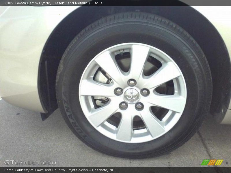 Desert Sand Metallic / Bisque 2009 Toyota Camry Hybrid