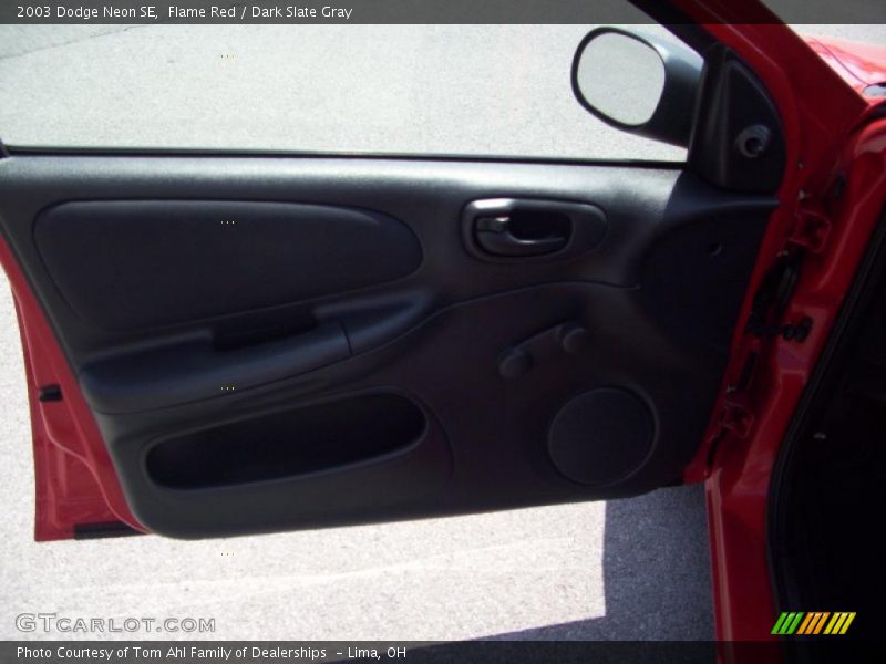 Flame Red / Dark Slate Gray 2003 Dodge Neon SE