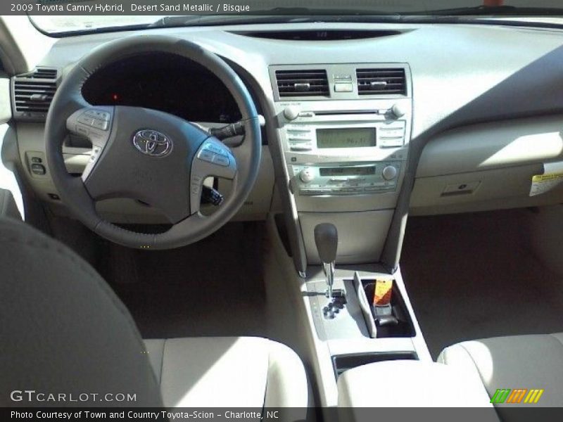 Desert Sand Metallic / Bisque 2009 Toyota Camry Hybrid